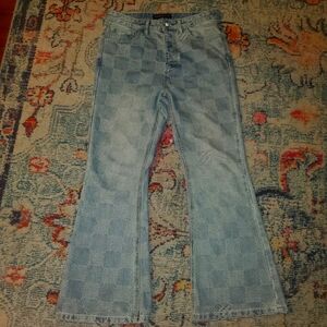 Damier Denim 3D Bootcut Jeans 1IAGHUG